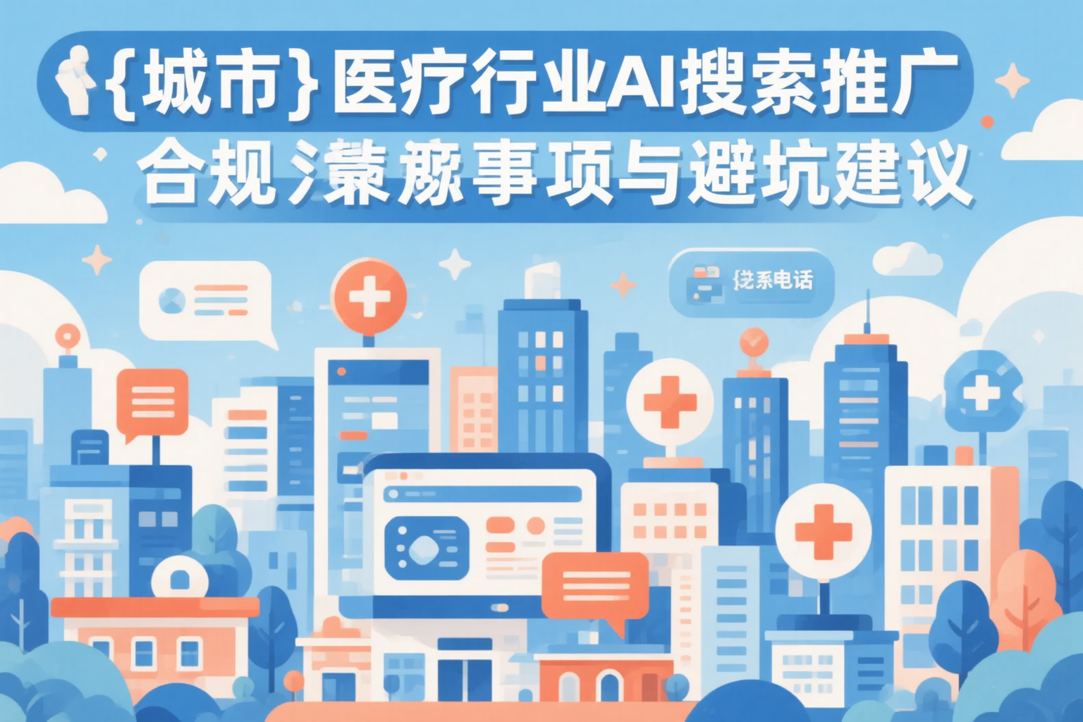 白沙医疗行业AI搜索推广合规注意事项与避坑建议
