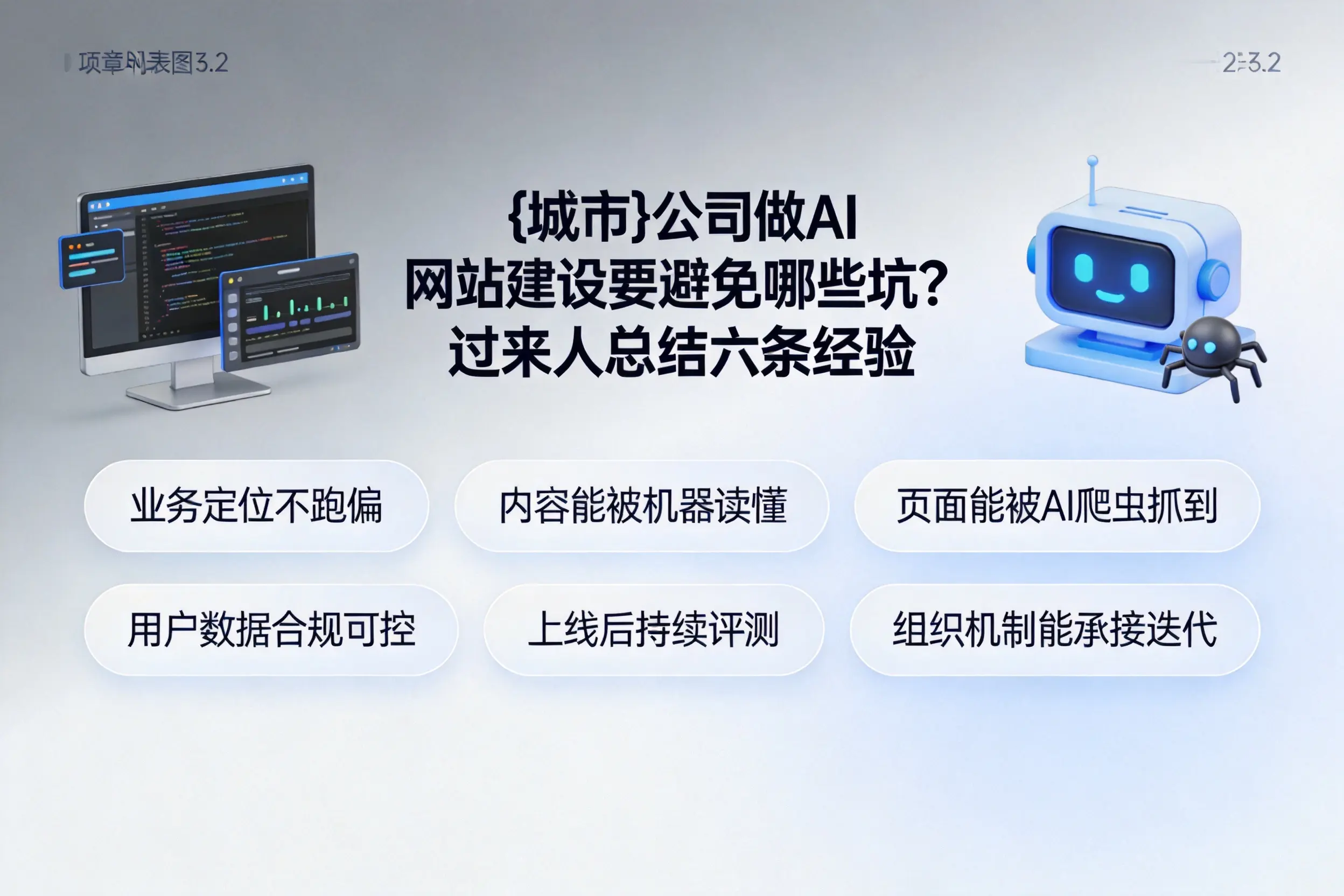 白沙公司做AI网站建设要避免哪些坑？过来人总结六条经验