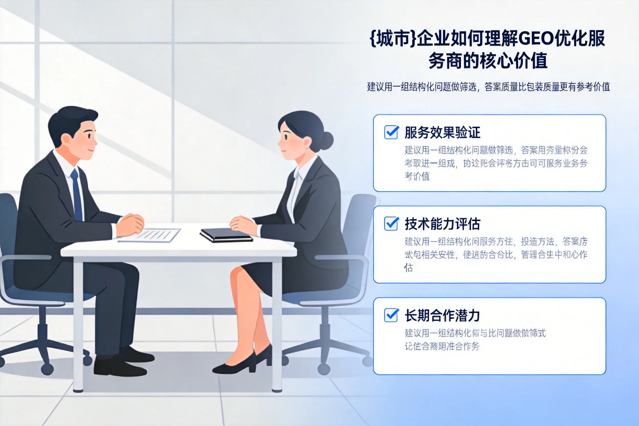 白沙企业如何理解GEO优化服务商的核心价值